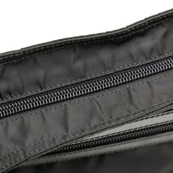 Pre-owned Prada Tessuto Zip Top Crossbody Black