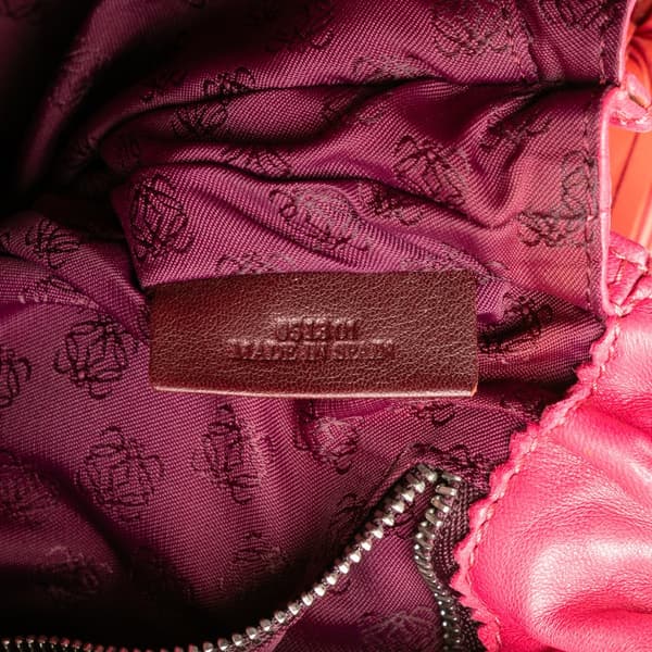 Pre-owned LOEWE Nappa Flamenco Tassel 30 Pink