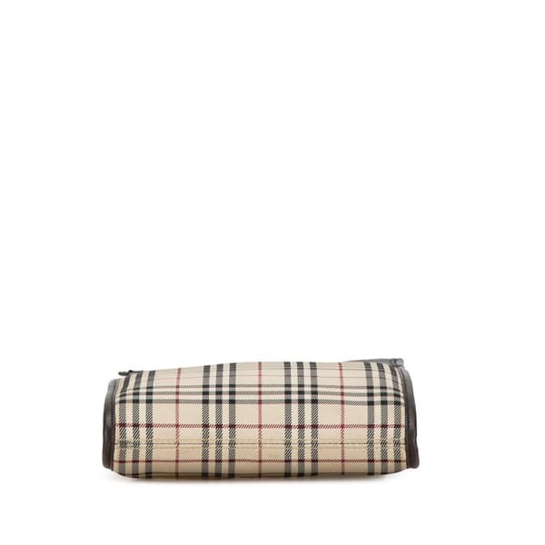 Pre-owned Burberry House Check Crossbody Brown