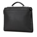 Miniatyrbillede 2 af 8: Pre-owned Fendi Large Leather Selleria Peekaboo Iconic Fit Bag Gray