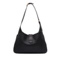 Miniatyrbild 3 av 10: Pre-owned Gucci Medium Leather Aphrodite Satchel Black