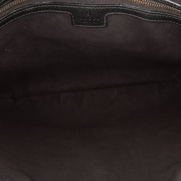 Pre-owned Gucci Medium Leather Aphrodite Satchel Black