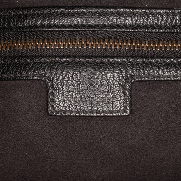Pre-owned Gucci Medium Leather Aphrodite Satchel Black