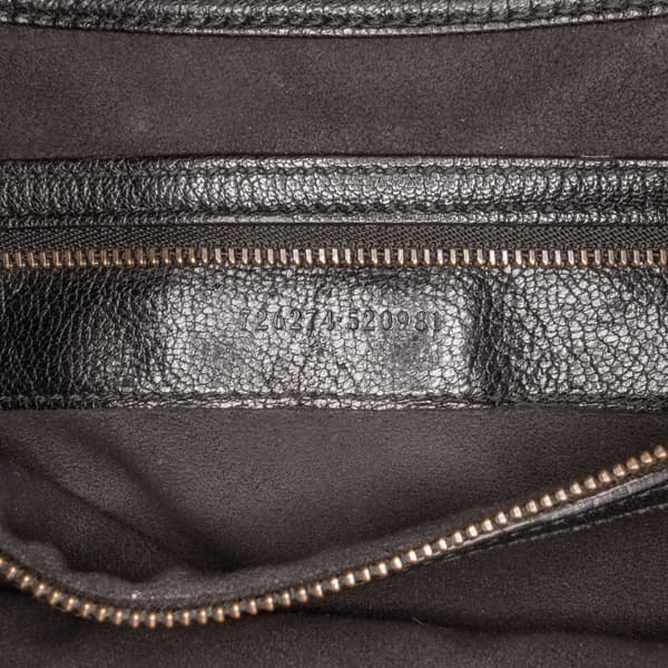 Pre-owned Gucci Medium Leather Aphrodite Satchel Black