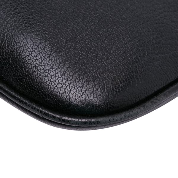 Pre-owned Gucci Medium Leather Aphrodite Satchel Black