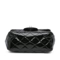 Pikkukuva 3 / 7: Pre-owned Chanel Mini Square Classic Patent Single Flap Black