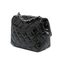 Pikkukuva 2 / 7: Pre-owned Chanel Mini Square Classic Patent Single Flap Black
