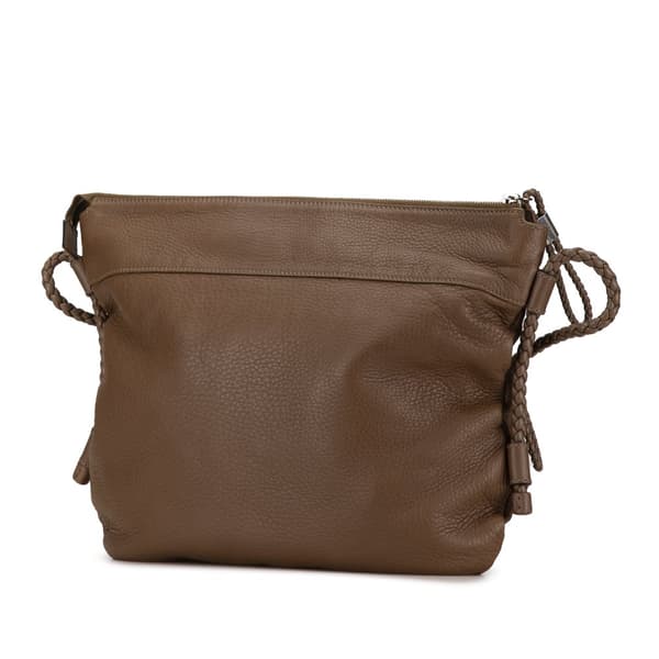 Pre-owned Gucci Interlocking G Calfskin Crossbody Brown