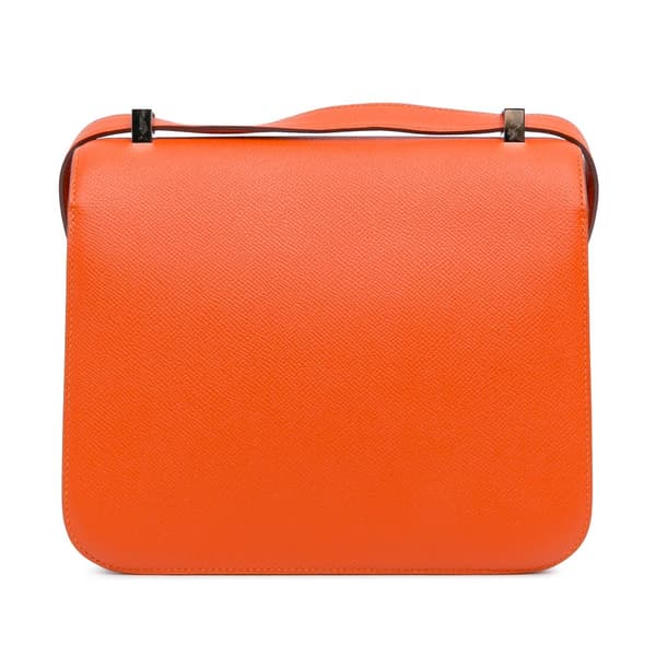 Pre-owned Hermès Epsom Constance 24 Orange