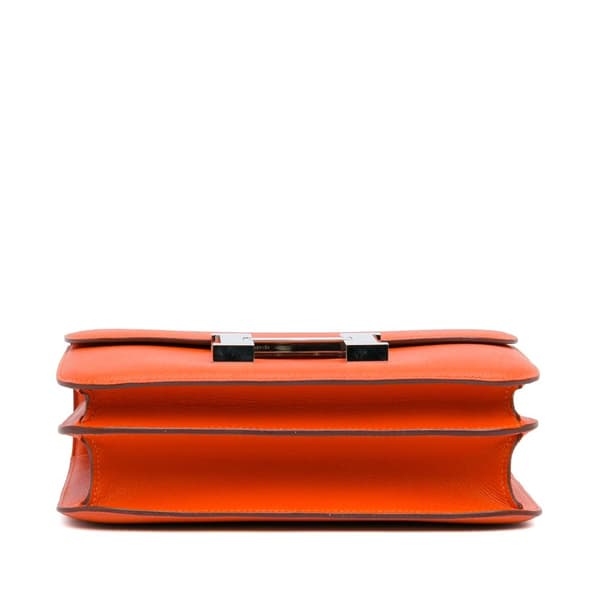 Pre-owned Hermès Epsom Constance 24 Orange