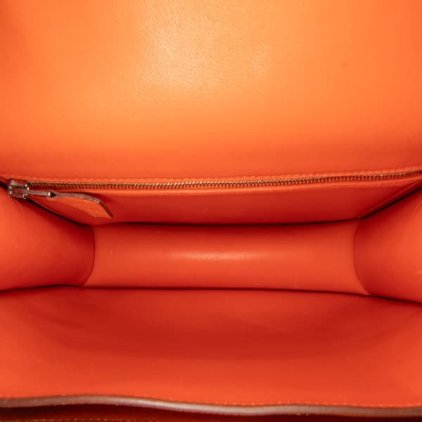Pre-owned Hermès Epsom Constance 24 Orange