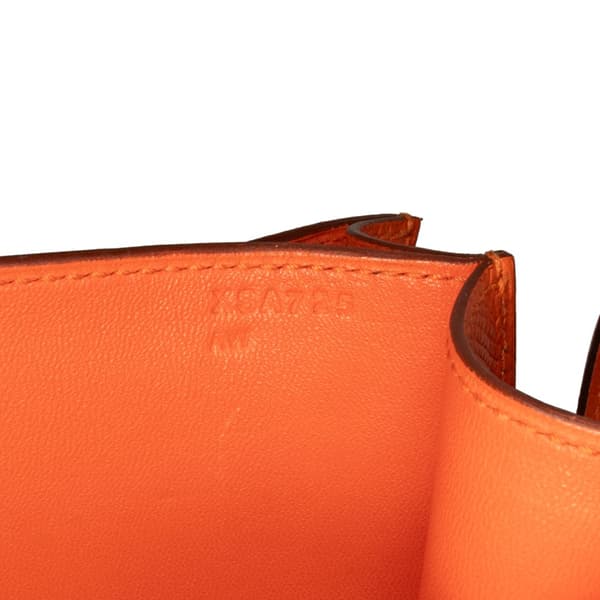 Pre-owned Hermès Epsom Constance 24 Orange