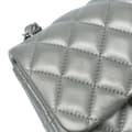 Pikkukuva 8 / 10: Pre-owned Chanel Mini Square Classic Calfskin Single Flap Silver