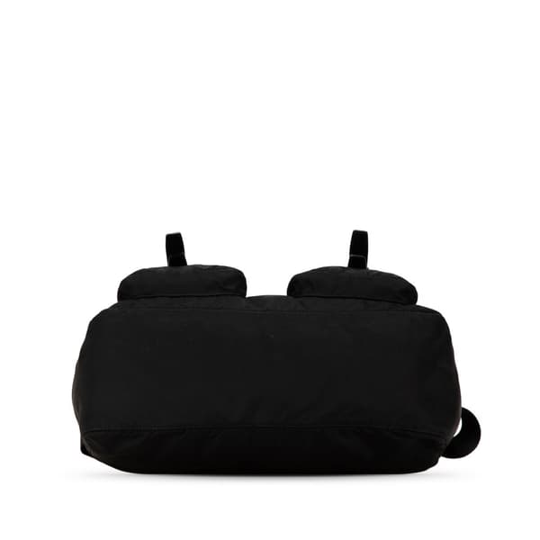 Pre-owned Prada Tessuto Zip Top Crossbody Black