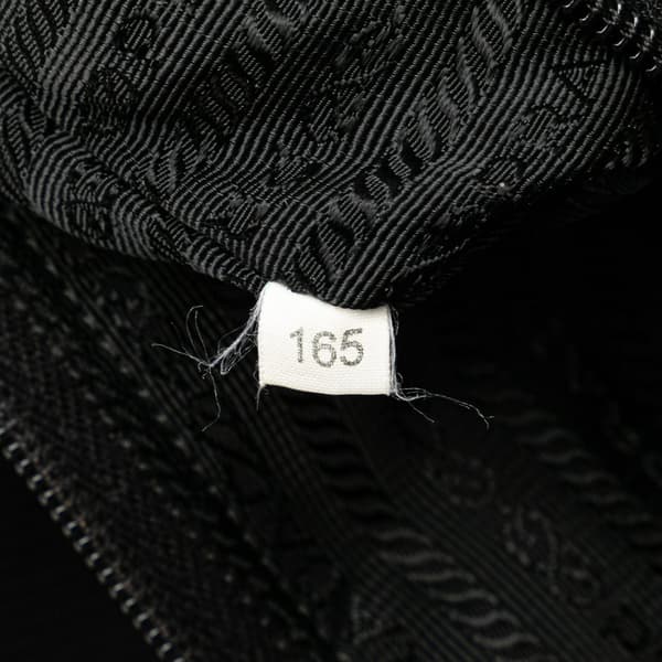Pre-owned Prada Tessuto Zip Top Crossbody Black