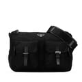 Miniatyrbilde 1 av 9: Pre-owned Prada Tessuto Zip Top Crossbody Black