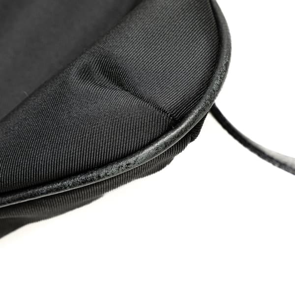 Pre-owned Burberry Nova Check Trimmed Nylon Crossbody Black