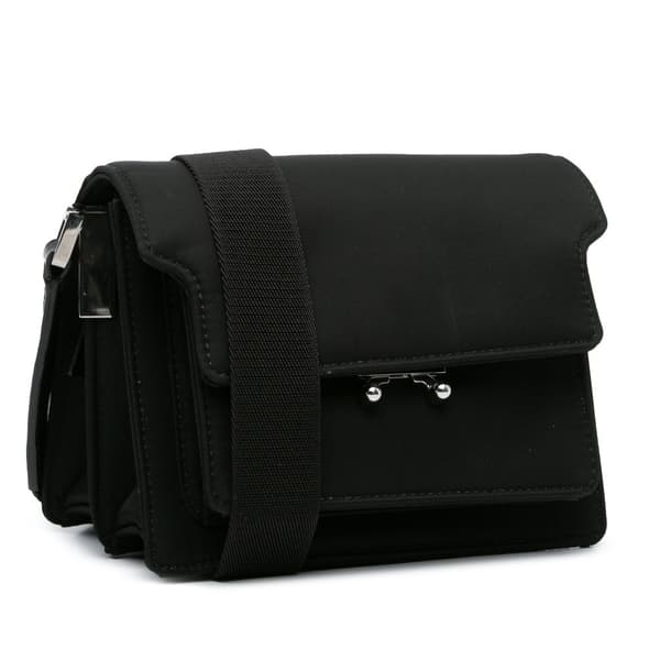 Pre-owned Marni Mini Nylon Trunk Black