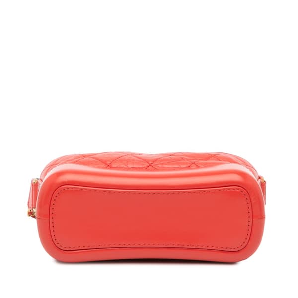 Pre-owned Chanel Small Aged Calfskin Gabrielle Crossbody Red