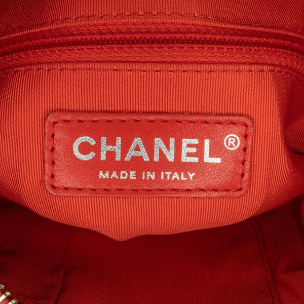 Pre-owned Chanel Small Aged Calfskin Gabrielle Crossbody Red