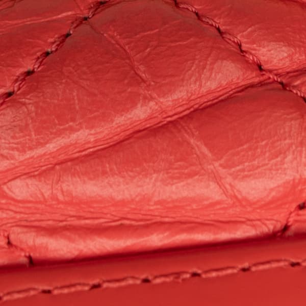 Pre-owned Chanel Small Aged Calfskin Gabrielle Crossbody Red