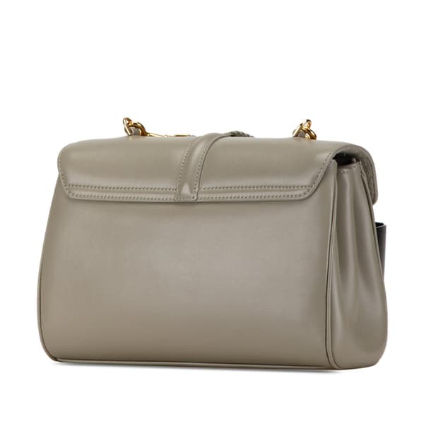 Pre-owned Celine Teen Smooth Calfskin Soft 16 Crossbody Green