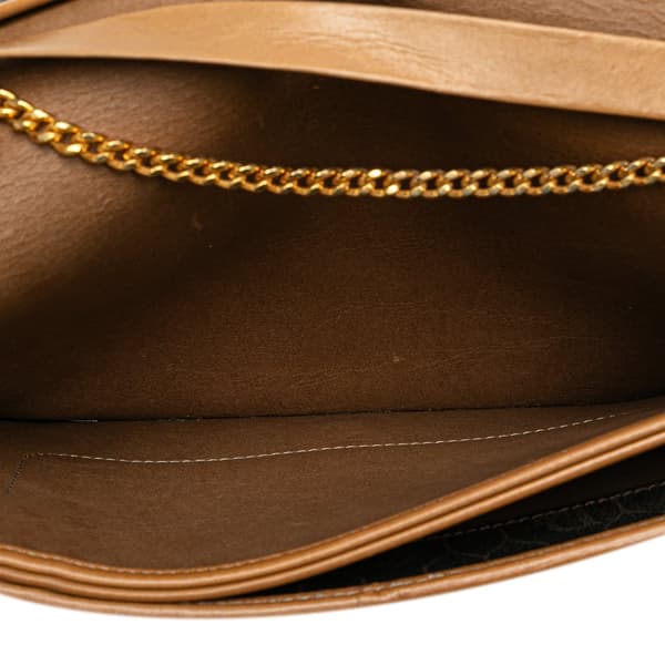 Pre-owned Dior Honeycomb Chain Crossbody Black