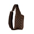 Miniatyrbillede 2 af 8: Pre-owned Louis Vuitton Damier Ebene Geronimos Brown