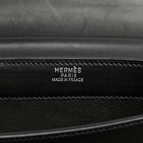 Pre-owned Hermès Swift Sac A Depeches 27 Black