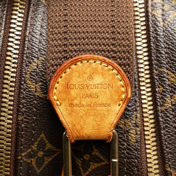 Pre-owned Louis Vuitton Monogram Reporter GM Brown