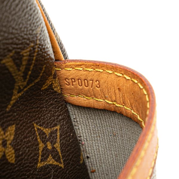 Pre-owned Louis Vuitton Monogram Reporter GM Brown