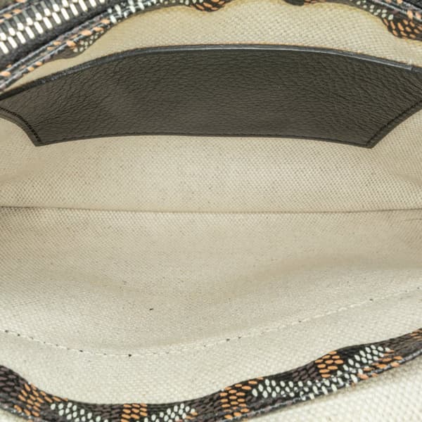 Pre-owned Goyard Goyardine Plumet Pocket Wallet Black