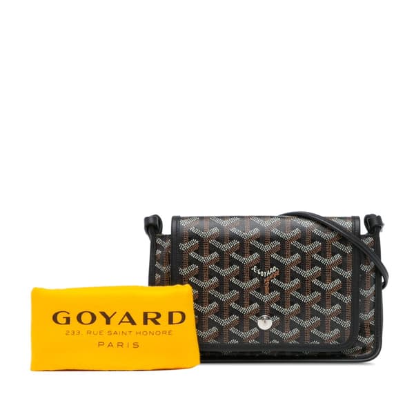 Pre-owned Goyard Goyardine Plumet Pocket Wallet Black