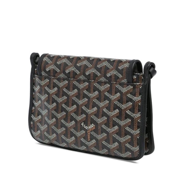 Pre-owned Goyard Goyardine Plumet Pocket Wallet Black