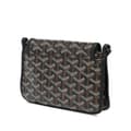 Miniatyrbild 2 av 10: Pre-owned Goyard Goyardine Plumet Pocket Wallet Black