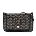 Miniatyrbild 1 av 10: Pre-owned Goyard Goyardine Plumet Pocket Wallet Black