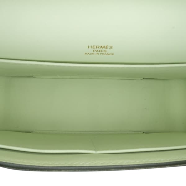 Pre-owned Hermès Chevre Mysore Geta Green