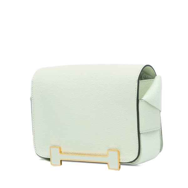 Pre-owned Hermès Chevre Mysore Geta Green