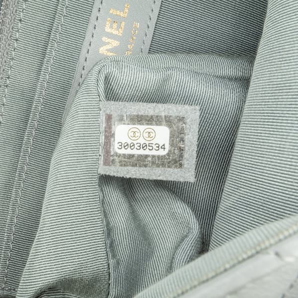 Pre-owned Chanel Quilted Calfskin Bolero de Chanel Flap Gray