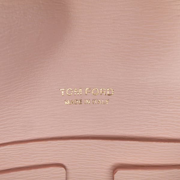 Pre-owned Tom Ford Calfskin Lock Crossbody Pink