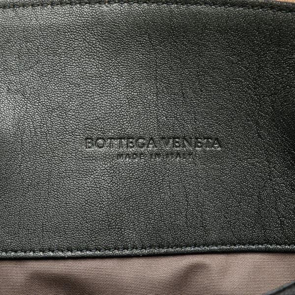 Pre-owned Bottega Veneta Nappa Intrecciato Club Fume Briefcase Brown