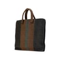 Miniatyrbild 2 av 10: Pre-owned Bottega Veneta Nappa Intrecciato Club Fume Briefcase Brown