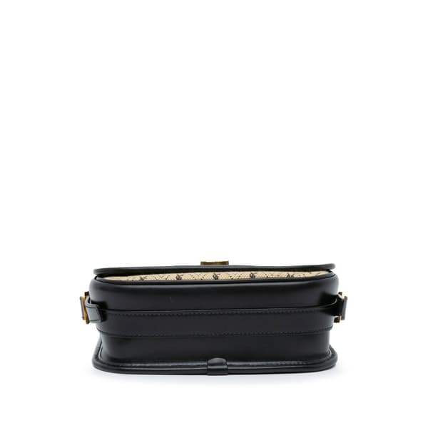 Pre-owned Saint Laurent Small Canvas Monogram All Over Crossbody Brown