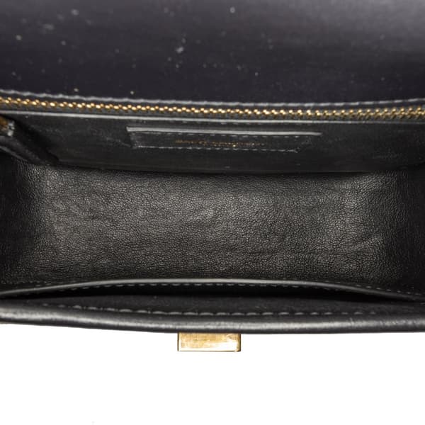 Pre-owned Saint Laurent Small Canvas Monogram All Over Crossbody Brown