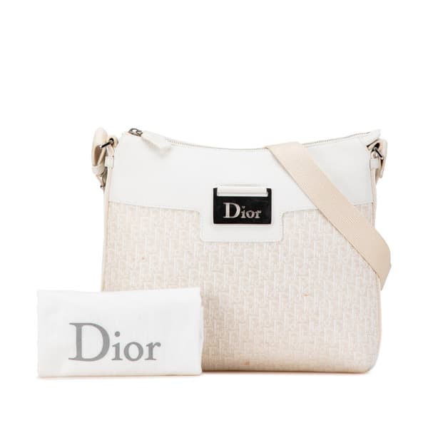 Pre-owned Dior Diorissimo Street Chic Crossbody Brown