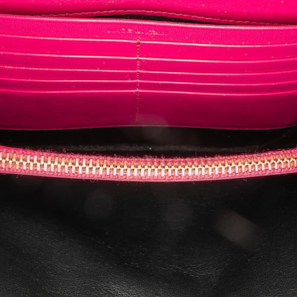 Pre-owned Saint Laurent Medium Patent Vicky Crossbody Pink