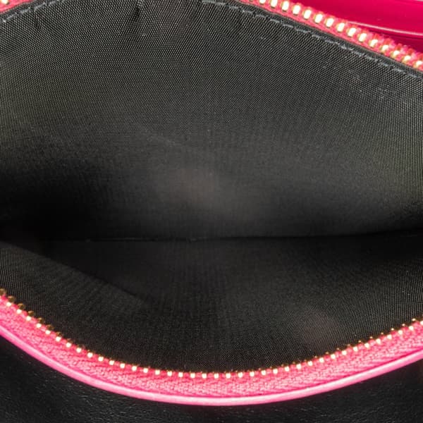 Pre-owned Saint Laurent Medium Patent Vicky Crossbody Pink