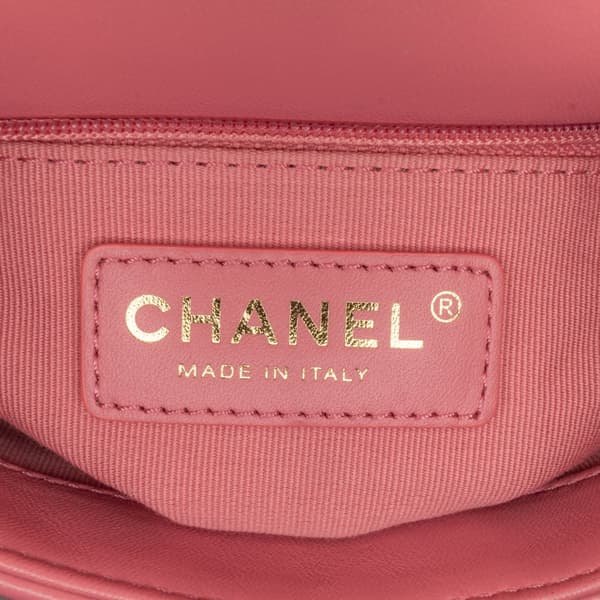 Pre-owned Chanel Small Quilted Lambskin Dynasty Flap Pink