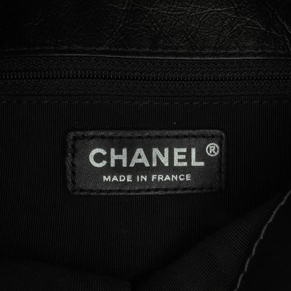 Pre-owned Chanel CC Tweed and Shearling Single Flap Multi