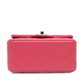 Miniatyrbild 3 av 10: Pre-owned Chanel Mini Square Classic Lambskin Single Flap Pink